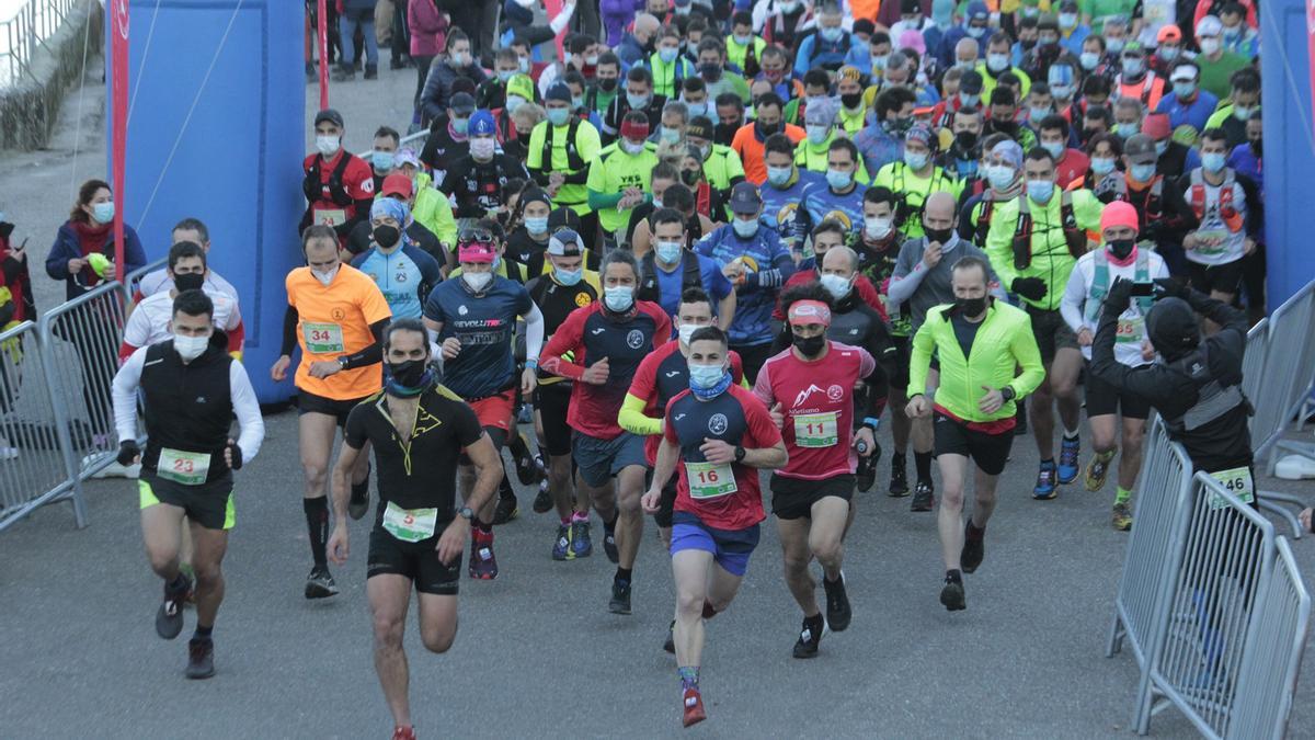 Salida del Trail de Cela, que volció a lo grande tras la suspensión pandémica