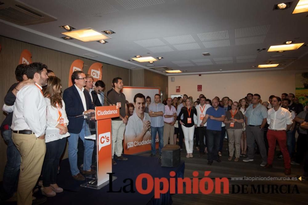 Noche electoral en Ciudadanos