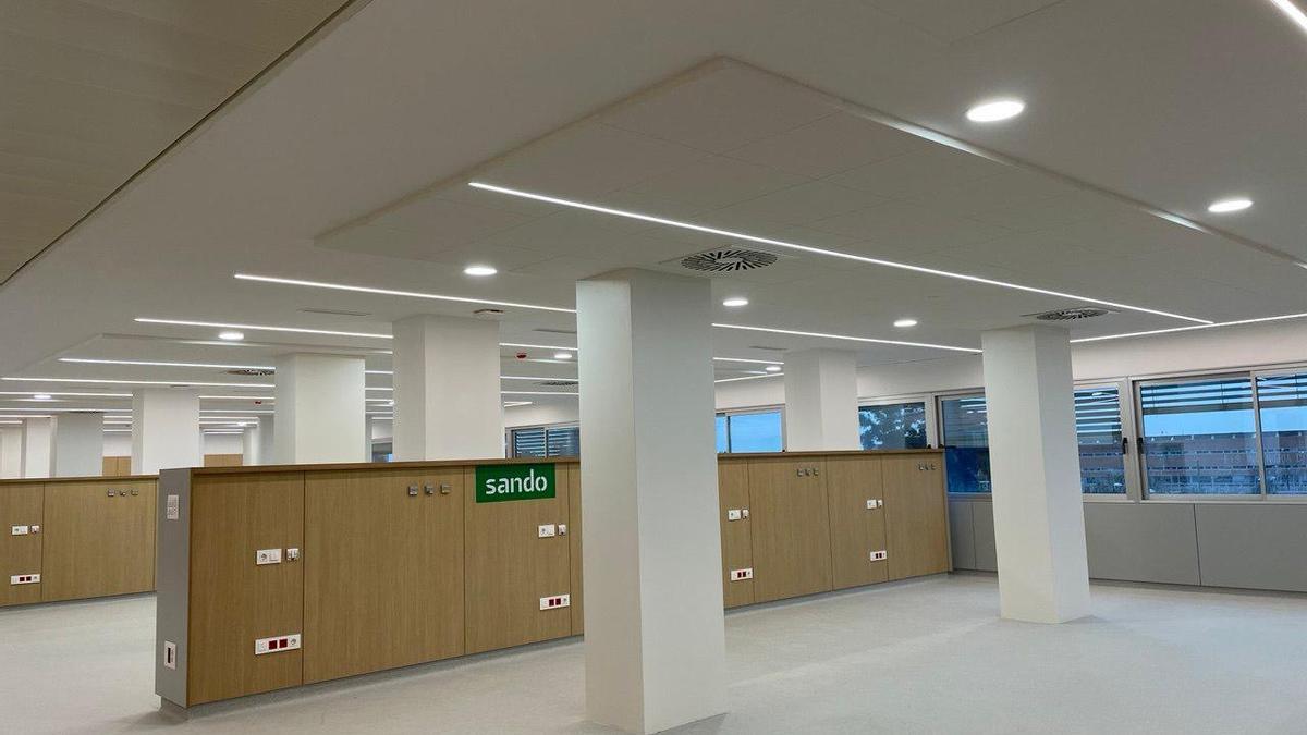 Interior del nuevo Hospital de Día Oncohematológico del Clínico