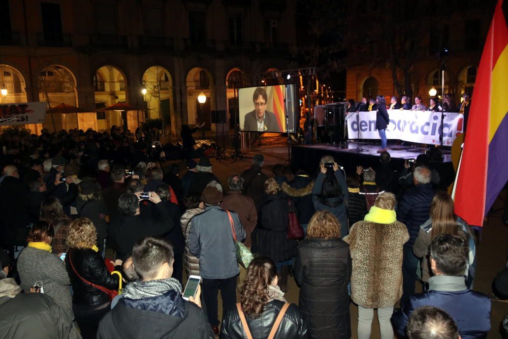 Puigdemont parla a Girona