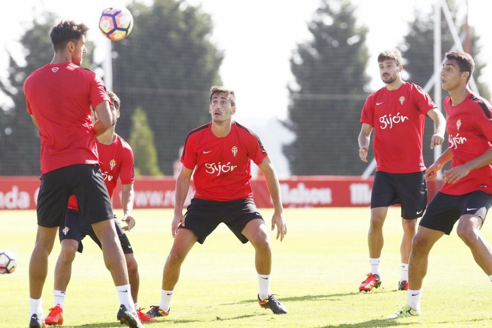 Entrenamiento del Sporting