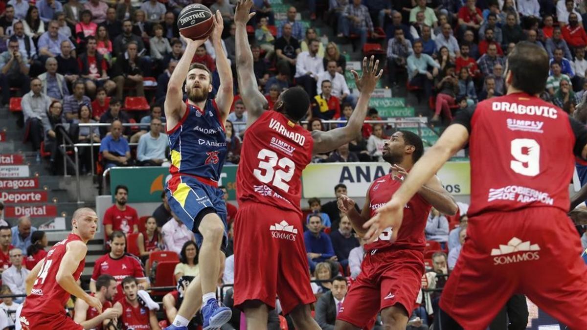 El Andorra tropezó en la pista del Tecnyconta Zaragoza