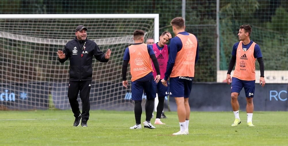 El Celta ya prepara el partido del viernes contra el Alavés // Marta G. Brea