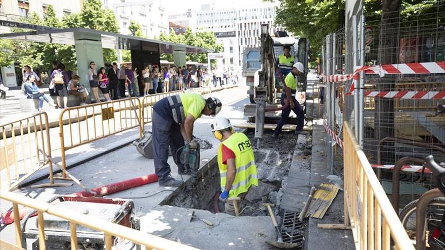 Tráfico denso en Constitución por las obras de Independencia