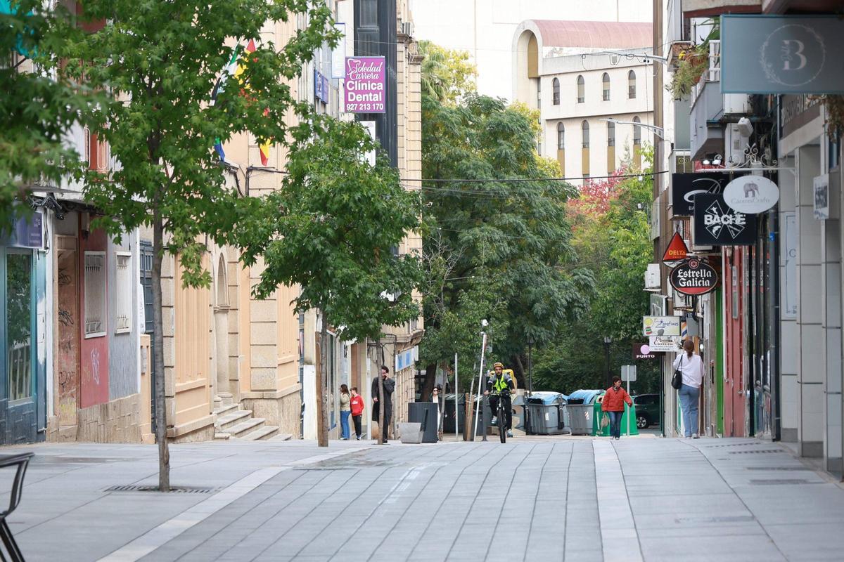 Galería | Este es el estado actual de las calles comerciales del centro de Cáceres