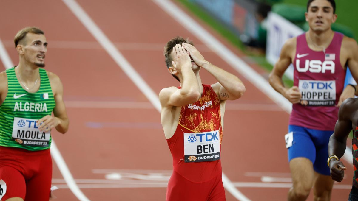 Ben se quedó a ocho centésimas del bronce en 800