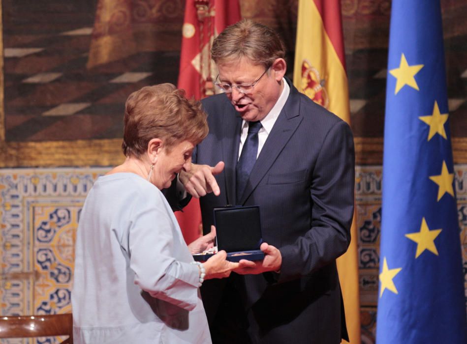 Acto institucional por el 9 d'Octubre en el Palau de la Generalitat