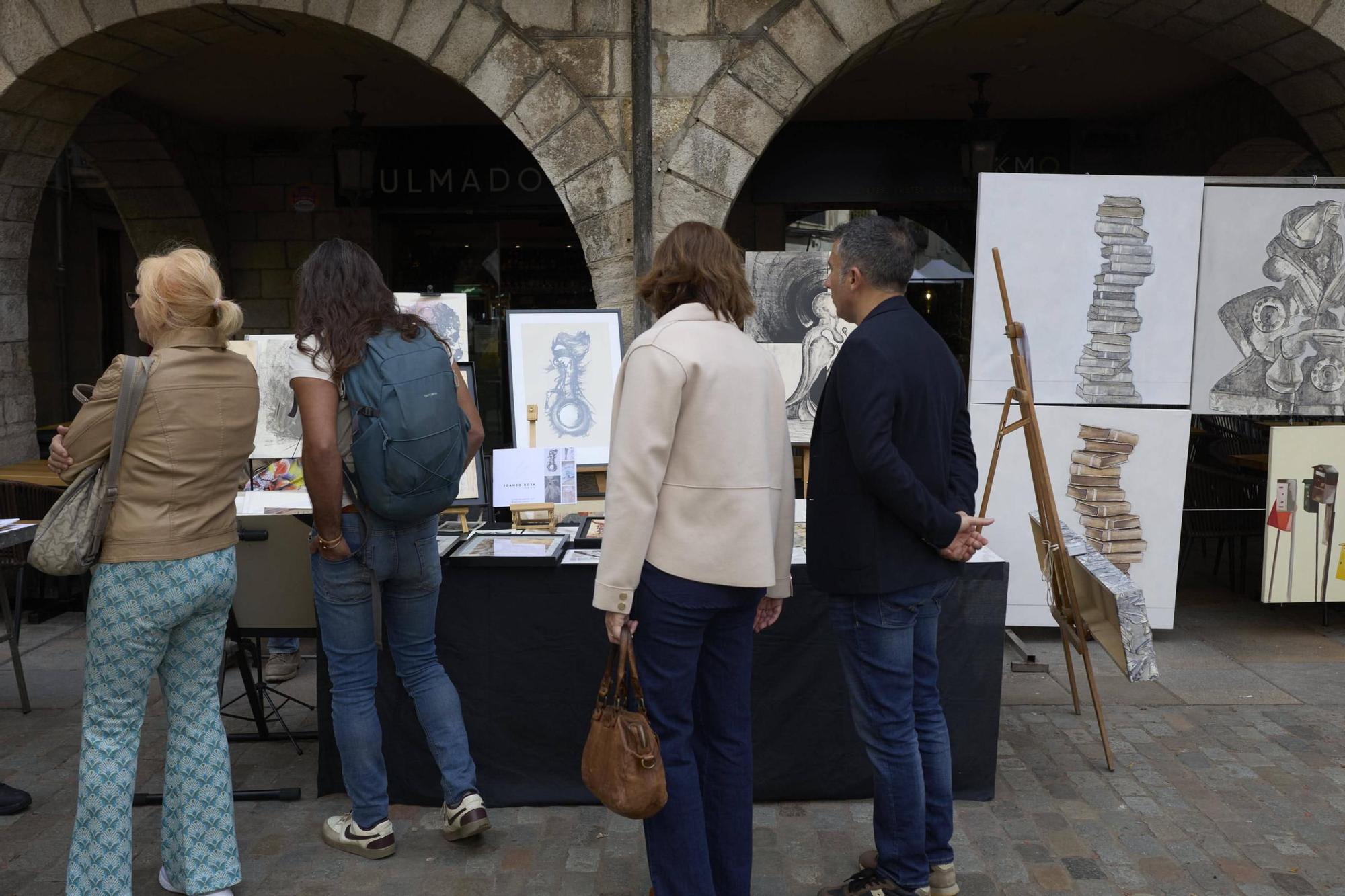 Les fotos de la Fira del dibuix i la pintura de Girona