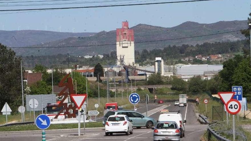 Carretera de acceso al polígono. // Iñaki Osorio