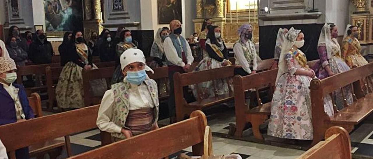 La Falla Sant Roc de Torrent, en la Iglesia de La Asunción.  | LAURA SENA