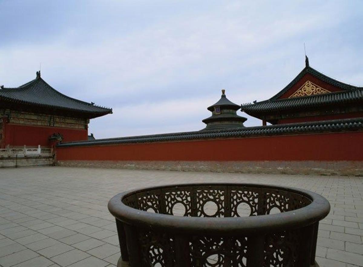 Detalle de los tejados de la Ciudad Prohibida de Pekín.