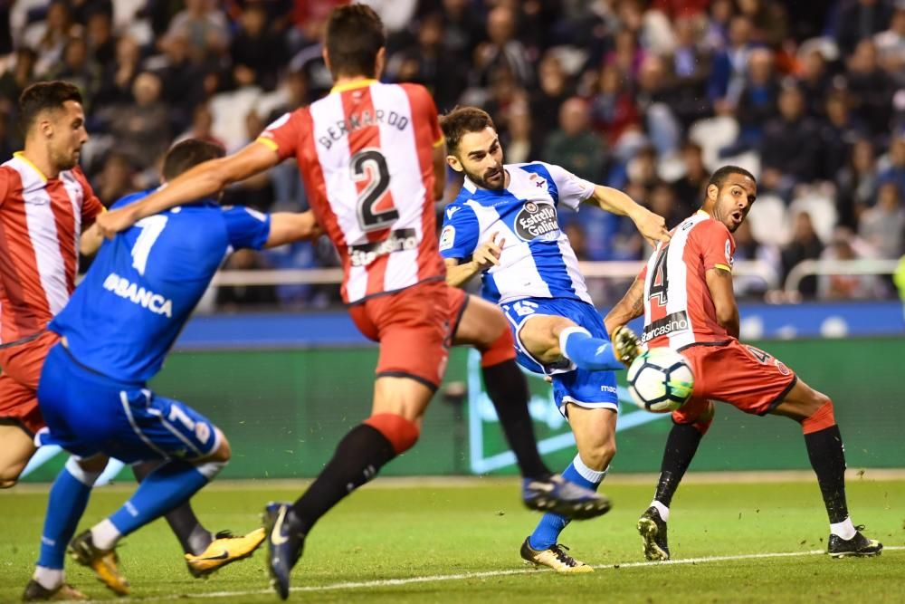 El Deportivo cae ante el Girona en Riazor