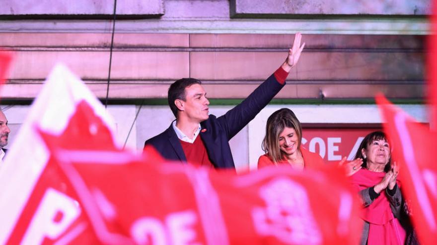 Pedro Sánchez, després de conèixer els resultats