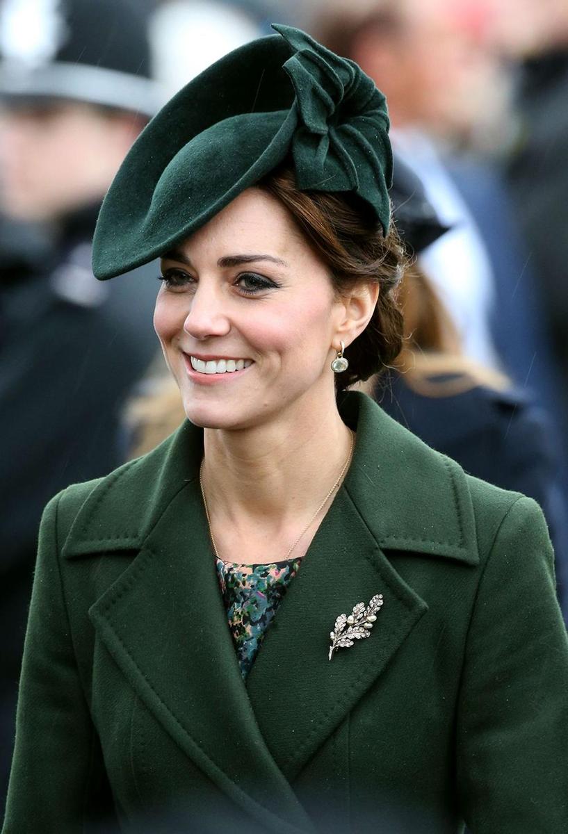 El look beauty de Kate Middleton en la misa de Navidad