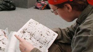 Visitants del Saló del Manga de 1996, a l’Estació de França. | RICARD CUGAT