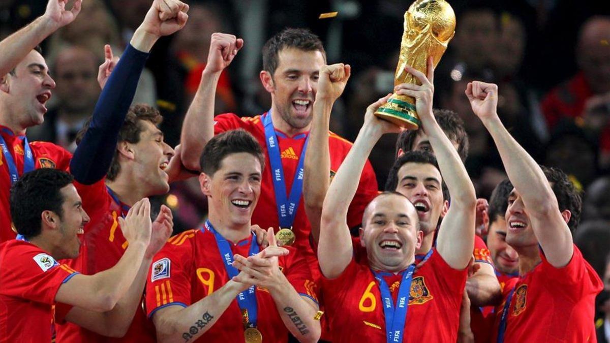 El mayor éxito de la selección fue el Mundial de 2010
