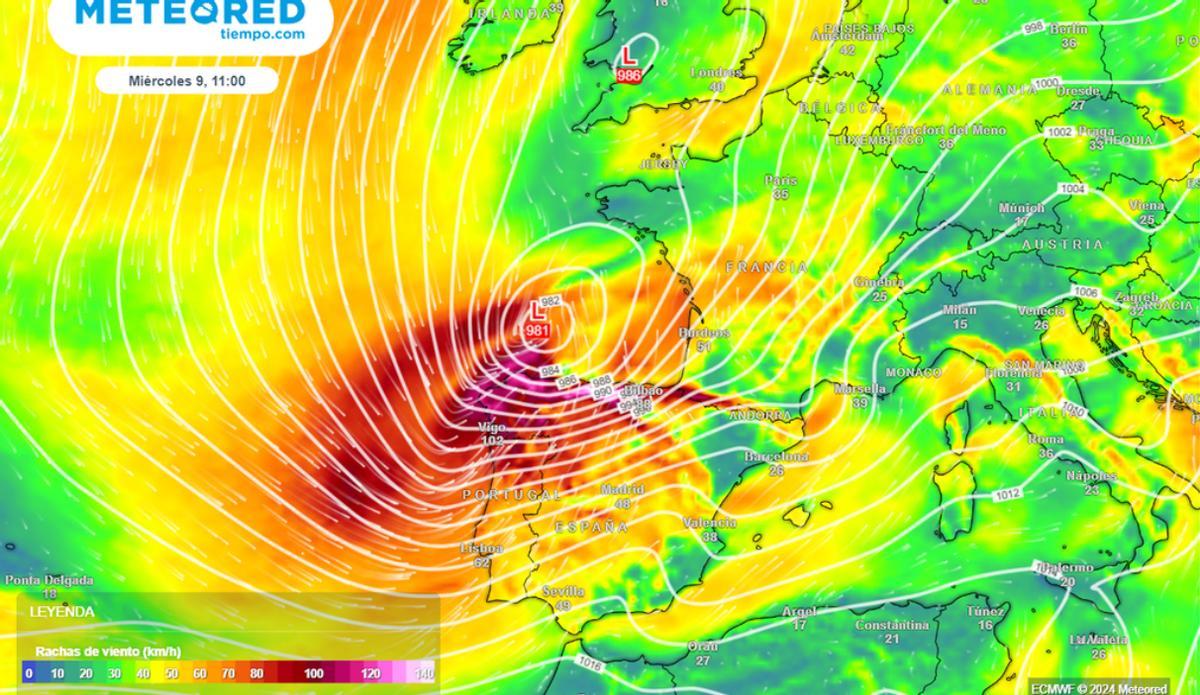 Pronóstico para este miércoles, 11 de octubre