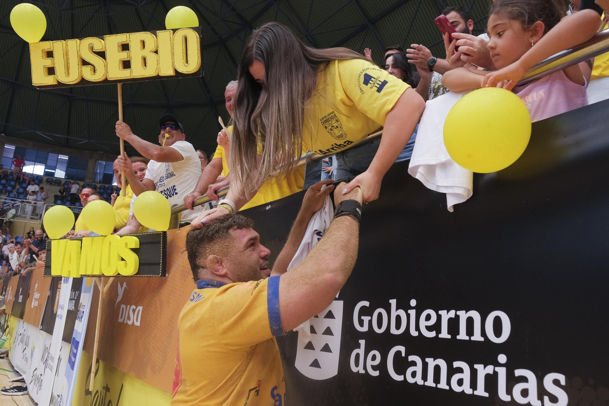 Final del torneo DISA Gobierno de Canarias de Lucha