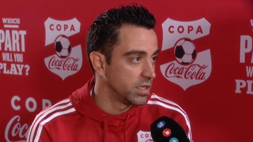 Xavi: "Me sorprende las declaraciones de Del Bosque"