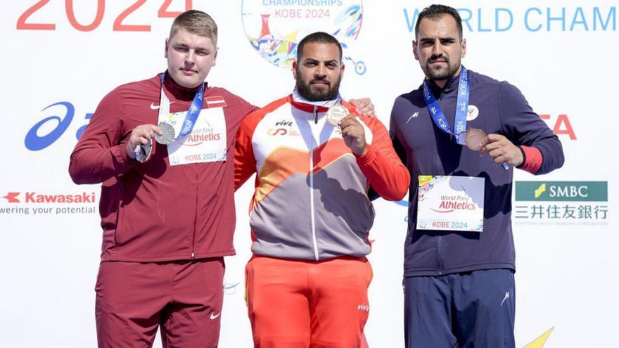 Medalla de oro mundial y billete para los Juegos Paralímpicos de un lanzador de la Academia el Garbí