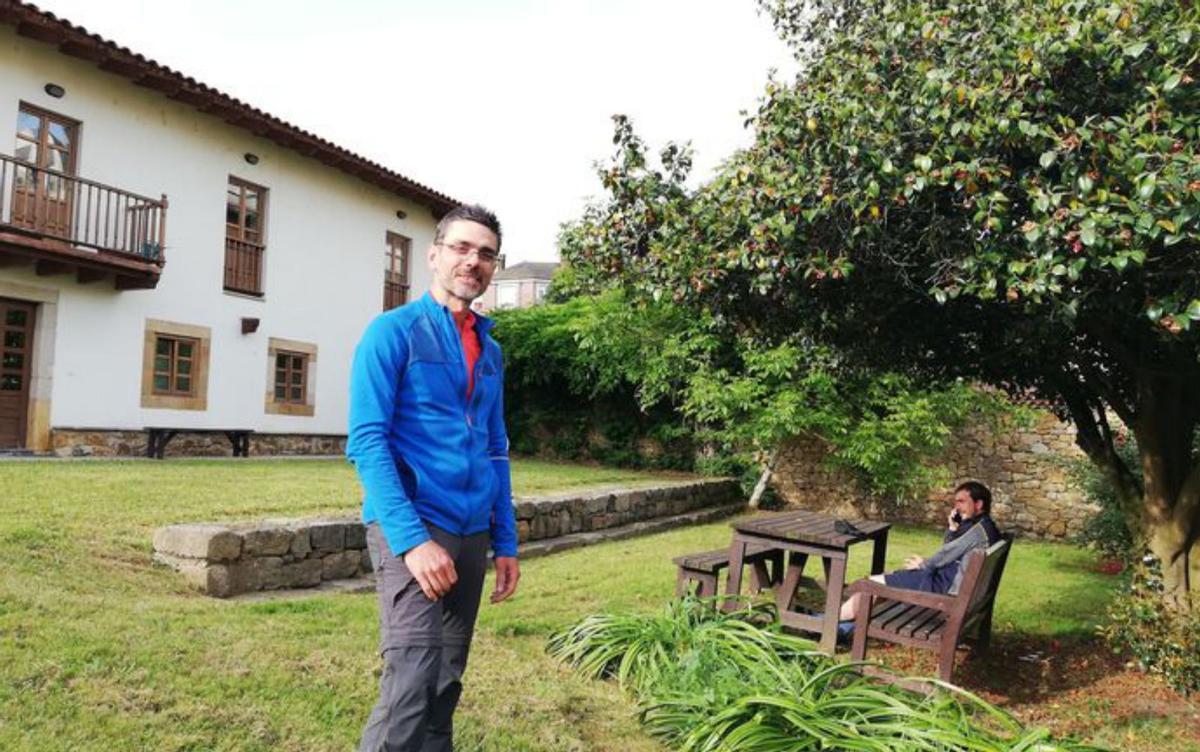 Daniel O’Conneil, a su llegada a la Pola. | L. P.