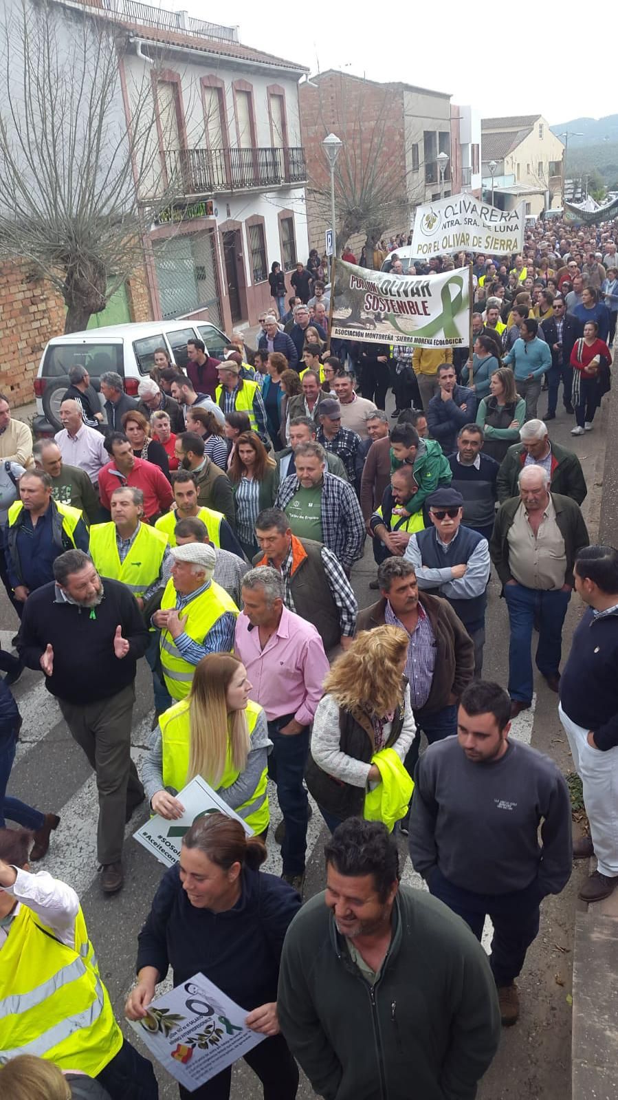 Miles de personas se manifiestan en defensa de la agricultura en Adamuz