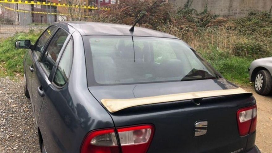 Los ladrones robaron el alerón de su coche con anterioridad.