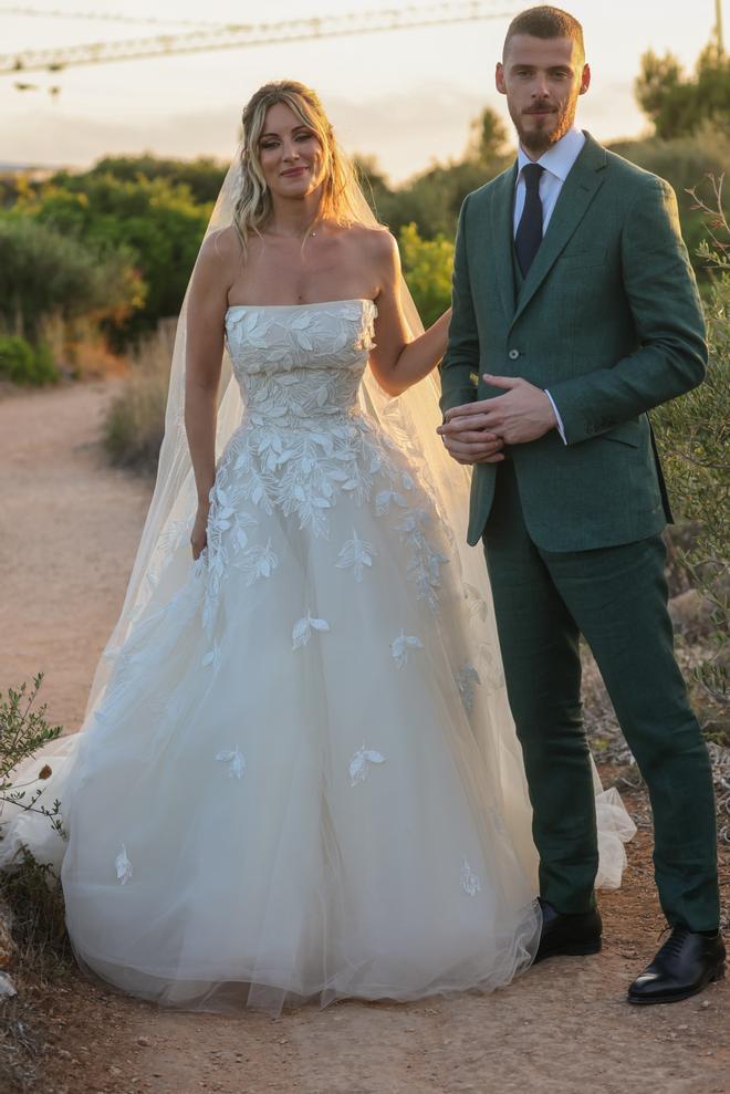 Edurne y David de Gea en su boda en 2023