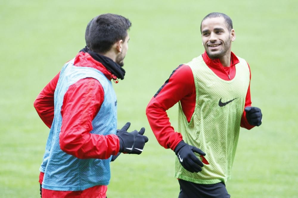 Entrenamiento del Sporting de Gijón