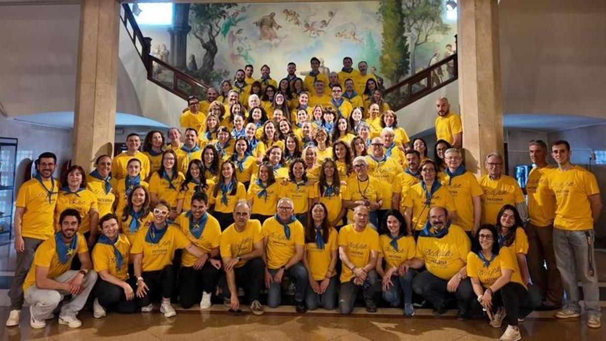 Trobada d'antics alumnes de La Salle Paterna amb motiu del 75 aniversari del col·legi.