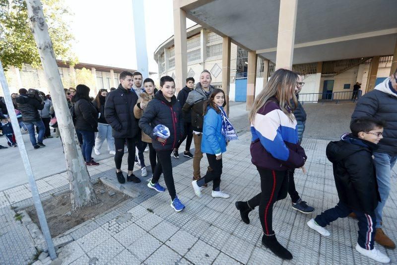 Partido de entrenamiento del Real Zaragoza en La Romareda