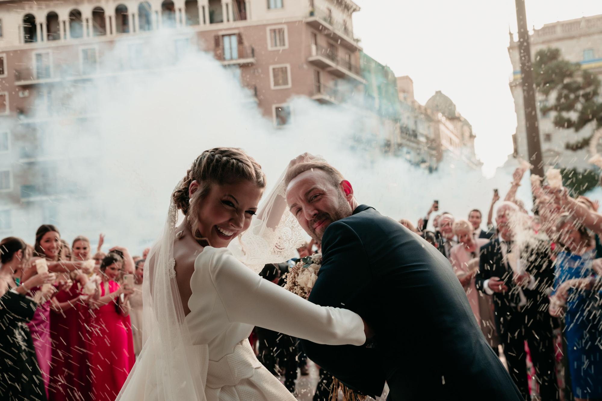 Boda de Andrea Cea, corte de honor de los años 2020 y 2021