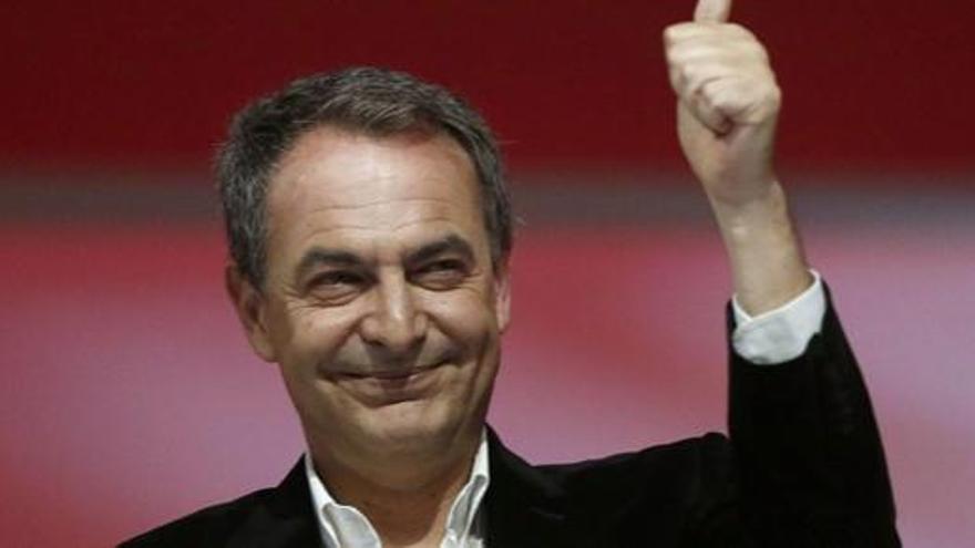 Zapatero, tras su alocución.