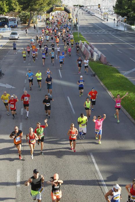 Unos 10.000 participantes en la Palma Marathon