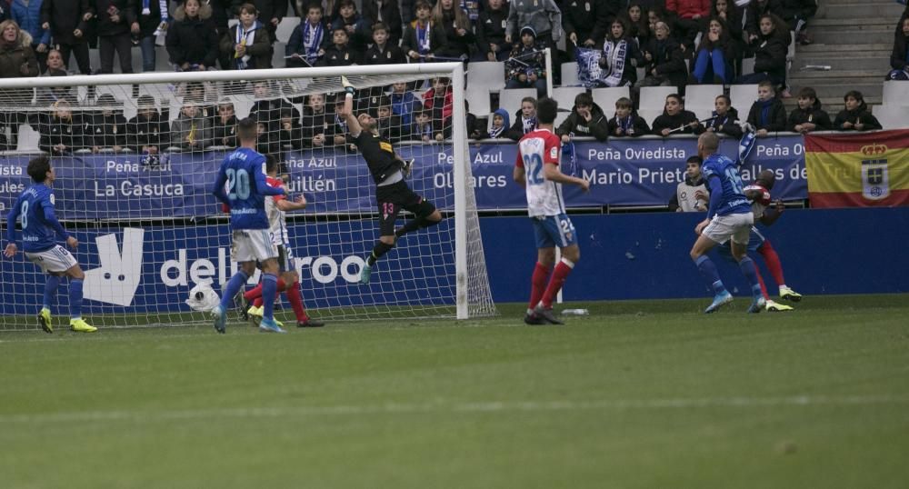 El derbi entre Oviedo y Sporting en imágenes