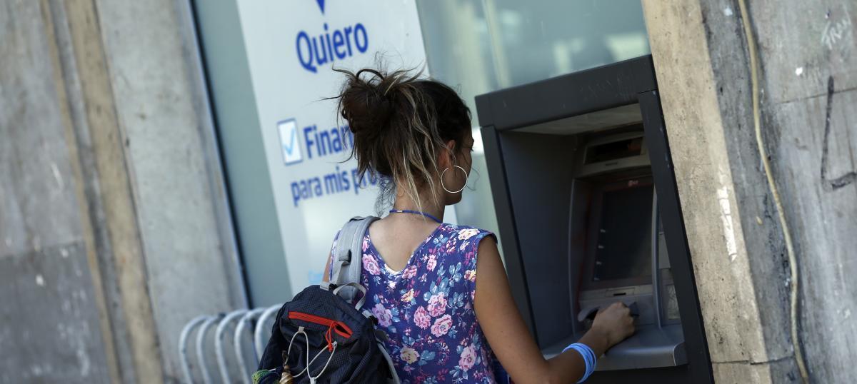 Imagen de recurso de un cajero automático.