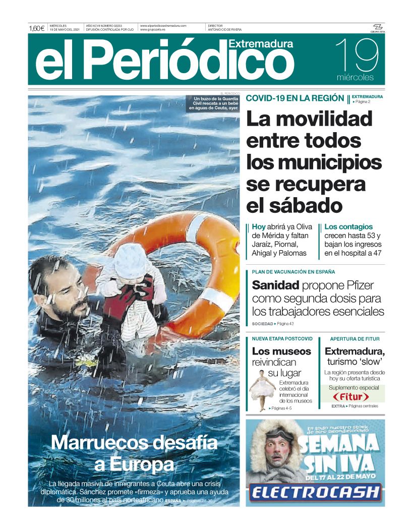 Consulta la portada correspondiente al día 19 de mayo del 2021