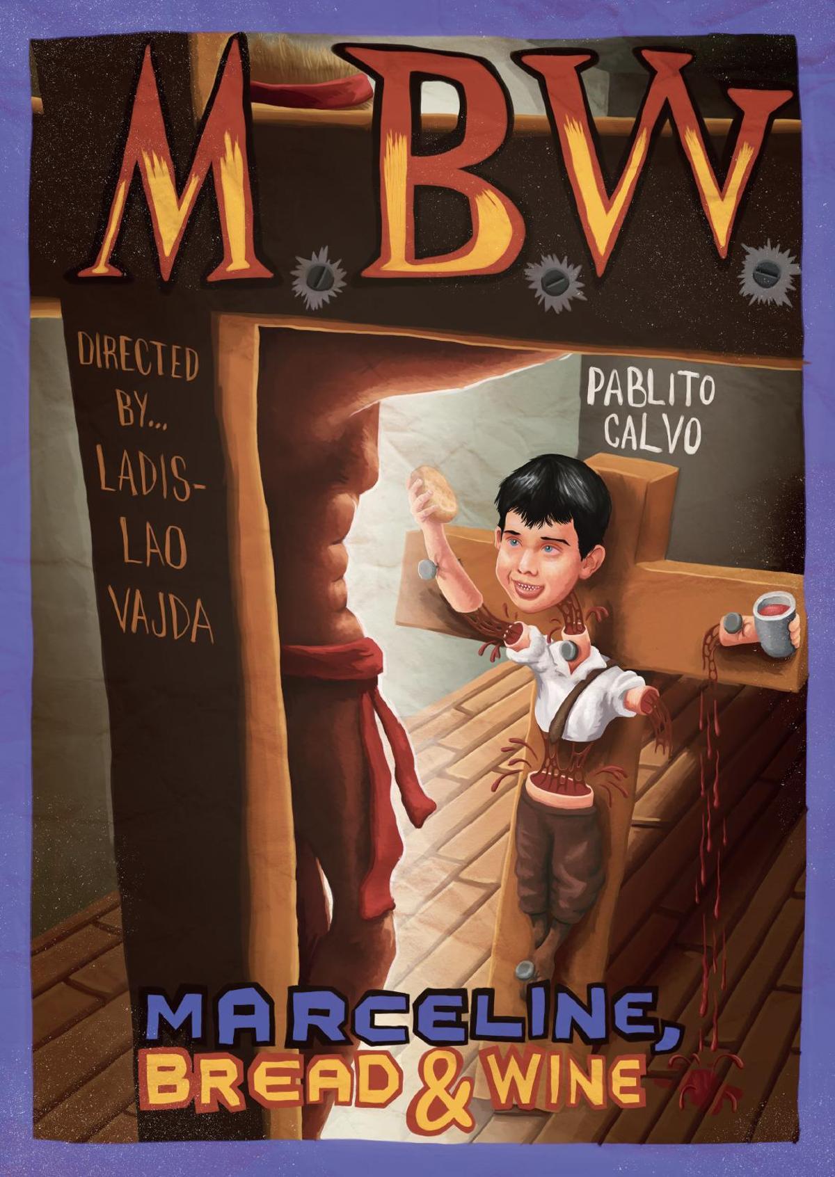 Reinterpretación del cartel de 'Marcelino, pan y vino' al estilo Ghana.