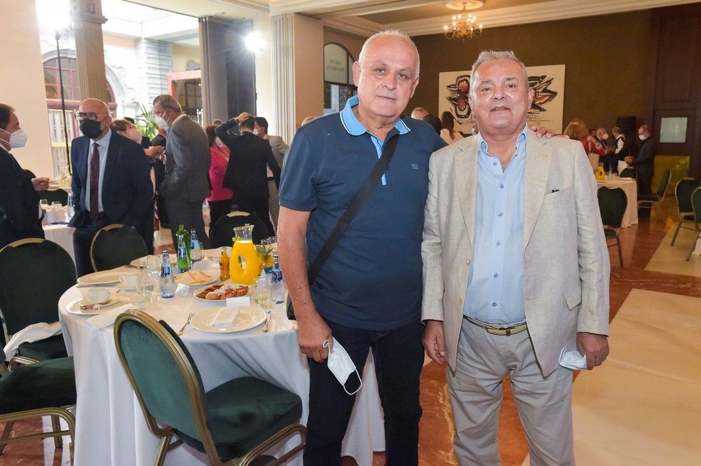 Augusto Hidalgo, en el Foro de Prensa Ibérica en Canarias