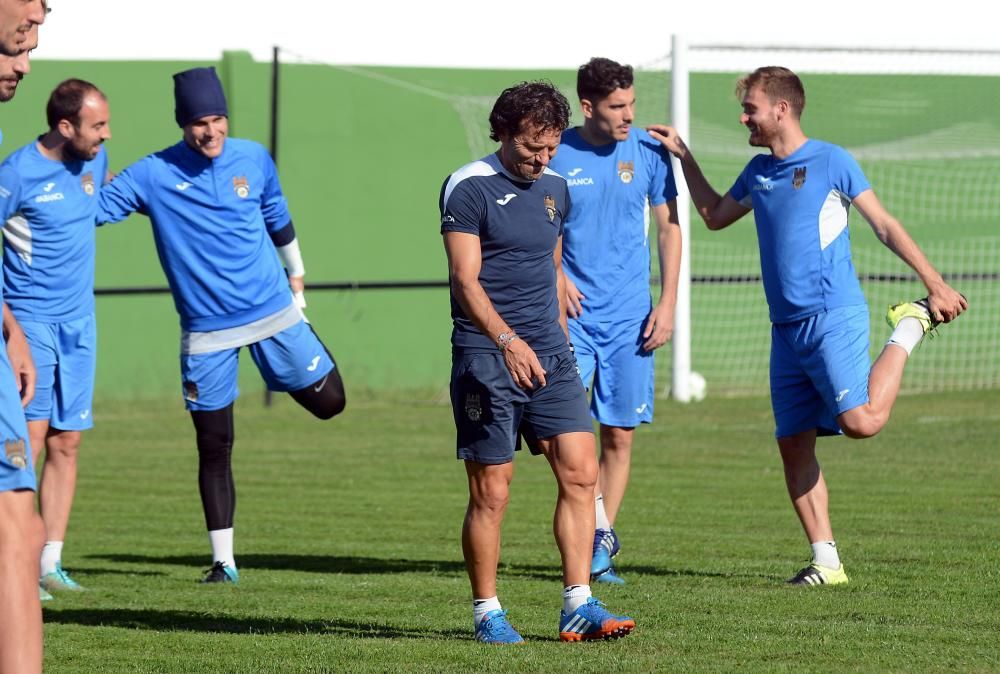 Entrenamiento del Pontevedra C.F