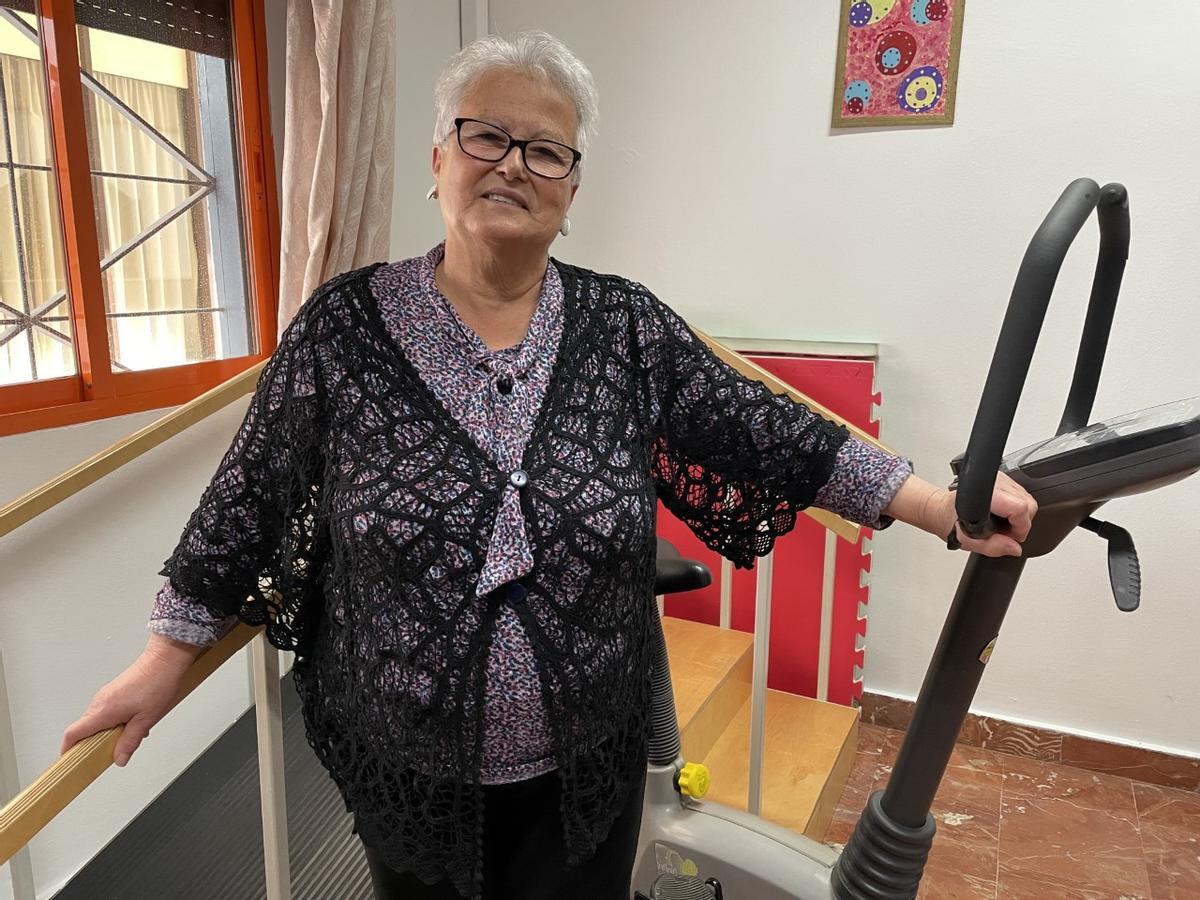 La presidenta de la Asociación Cordobesa de Parkinson, Pepi Villena.