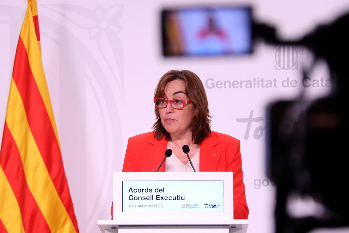 La portavoz del Govern, Sílvia Paneque, este martes en rueda de prensa La portavoz del Govern, Sílvia Paneque, este martes en rueda de prensa