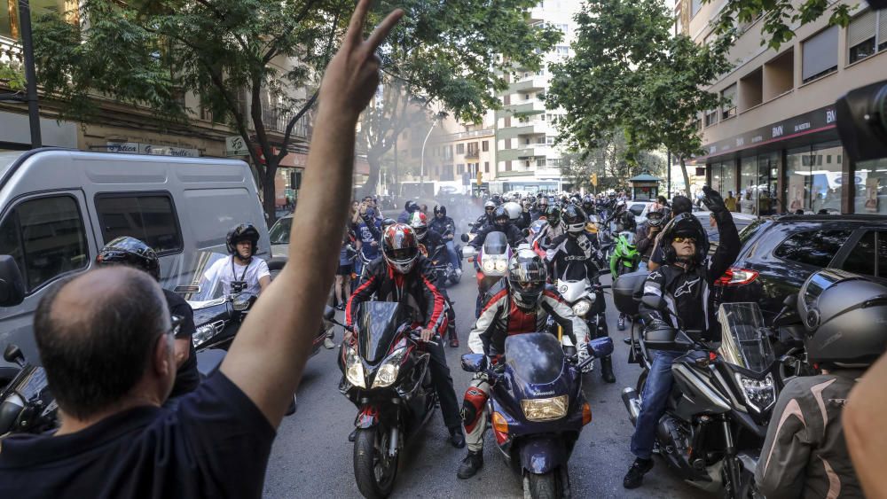 Trauerfeier Luis Salom in Palma