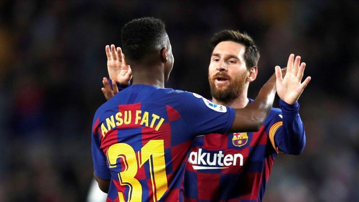 Ansu-Messi, genios precoces