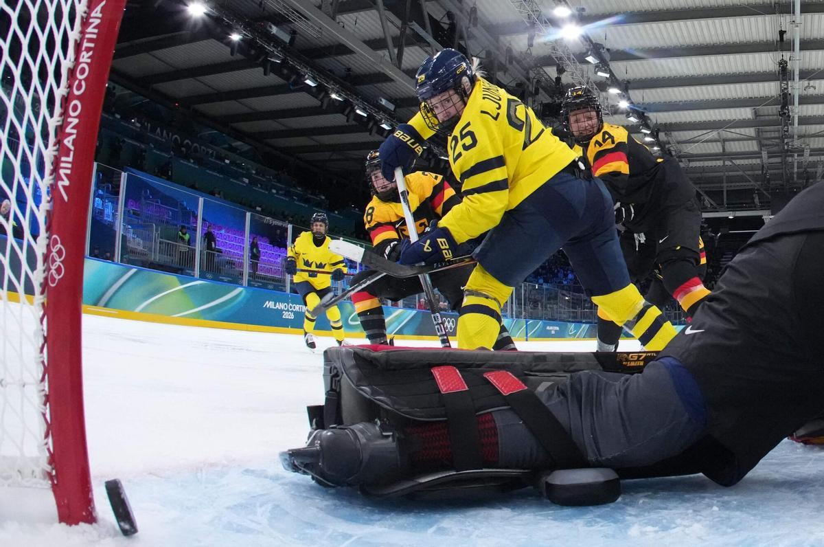 Jugadoras de hockey en los juegos olímpicos de invierno 2026