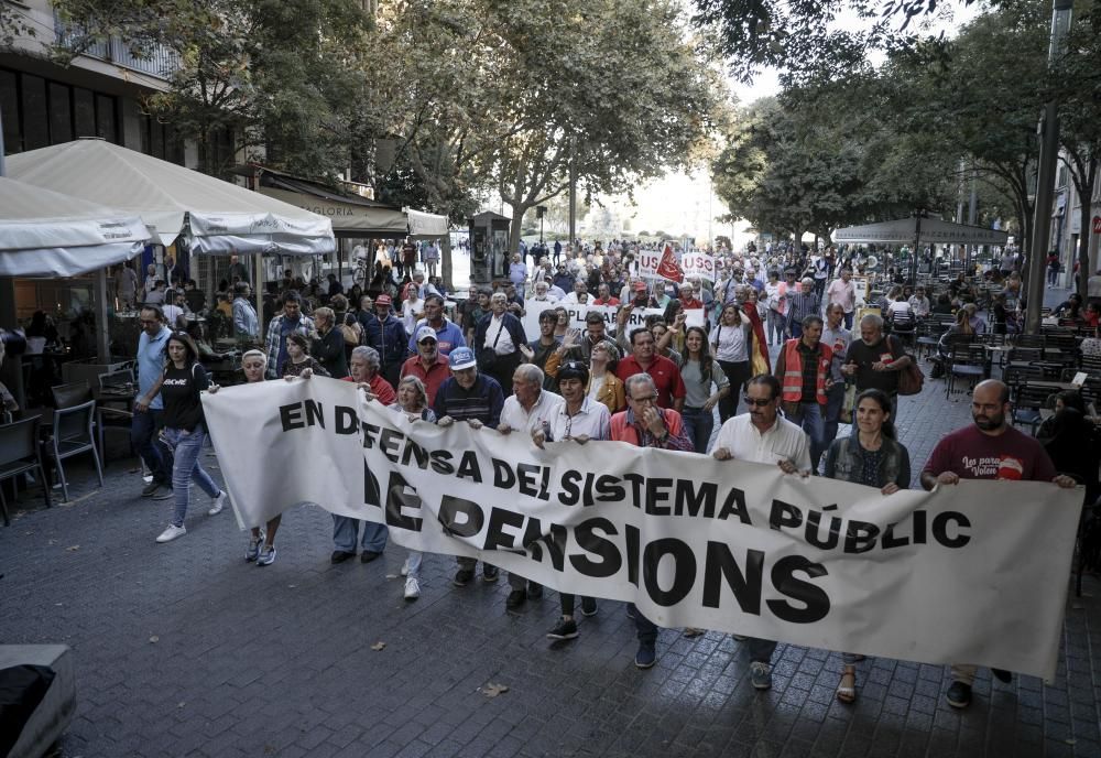 Marcha en Palma en defensa de las pensiones