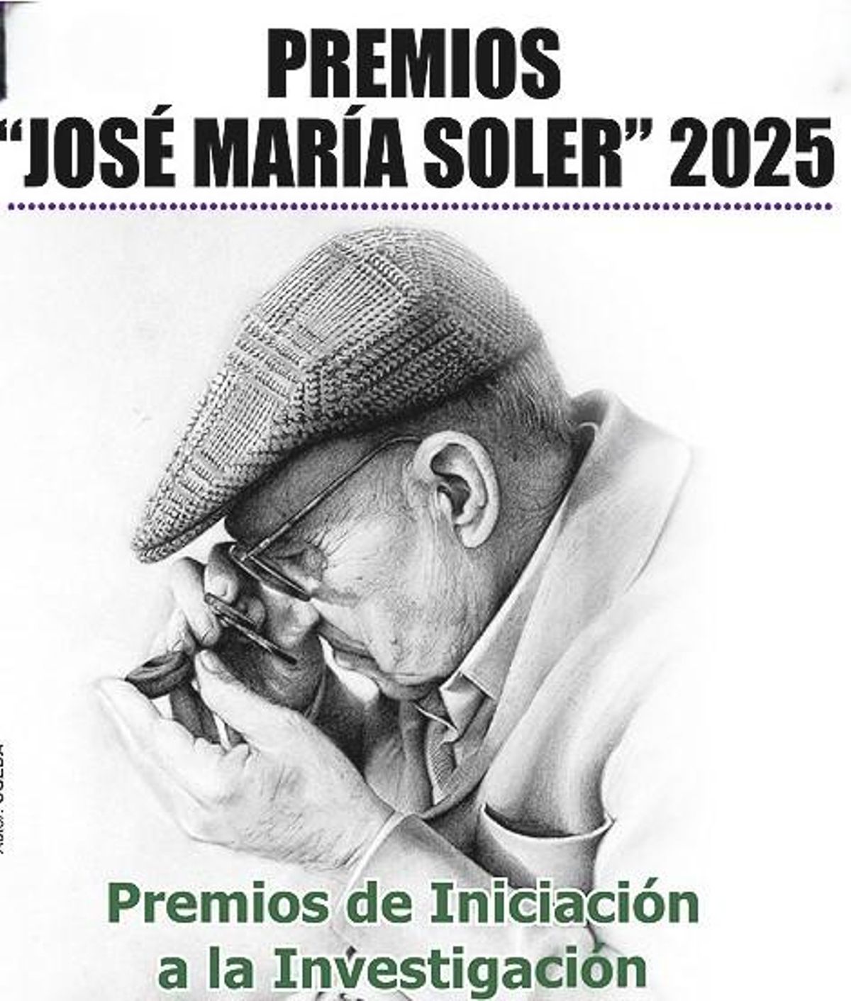 El cartel con los premios José María Soler