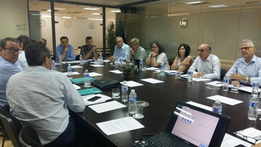 Un instante de la reunión de la AMT, en Madrid.