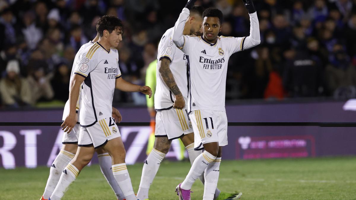 Arandina - Real Madrid: El gol de Rodrygo