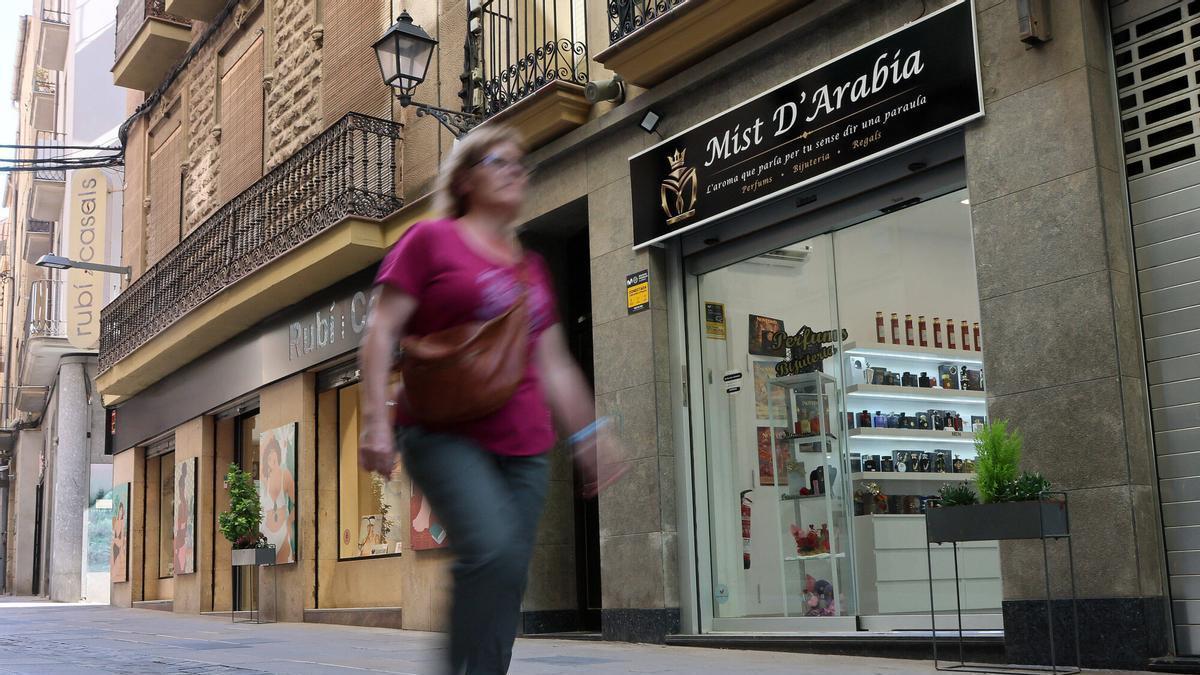 La botiga de perfums àrabs Mist d'Arabia, al carrer Nou de Manresa